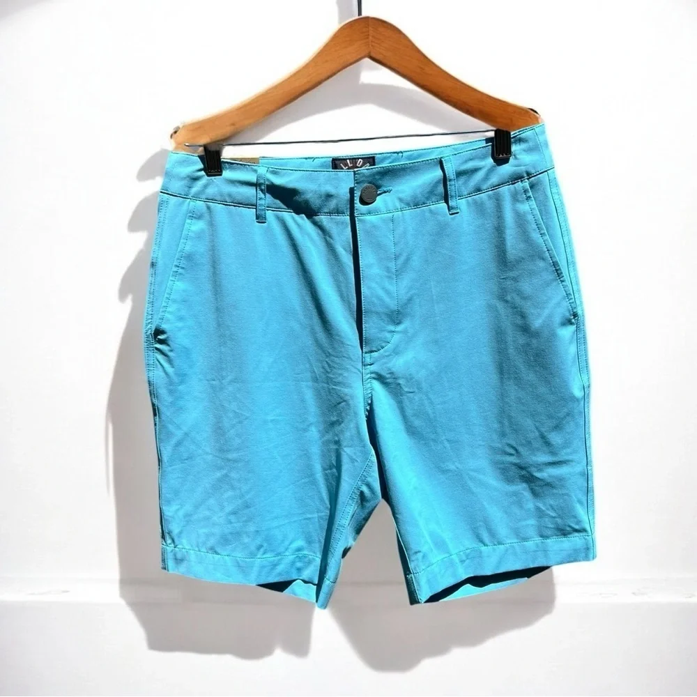 🌻NEW w/tags Faherty Belt Loop All Day Shorts Turquoise Sky Size 30